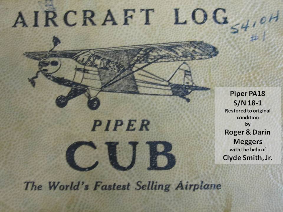 The First Super Cub S/N 18-1 N5410H
