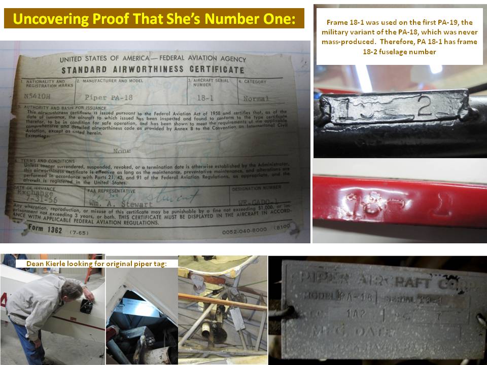 The First Super Cub S/N 18-1 N5410H